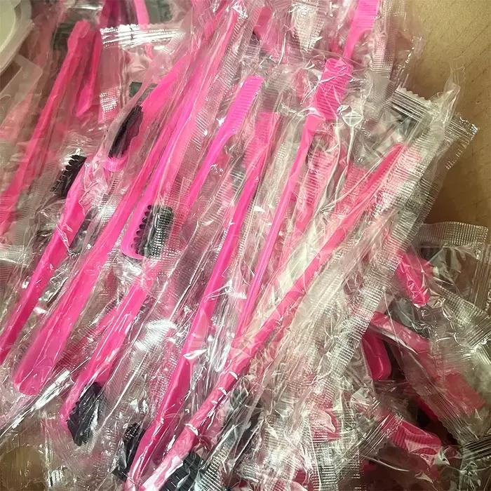 1PCS/5PCS Brosse à cheveux double face pour le contrôle des bords