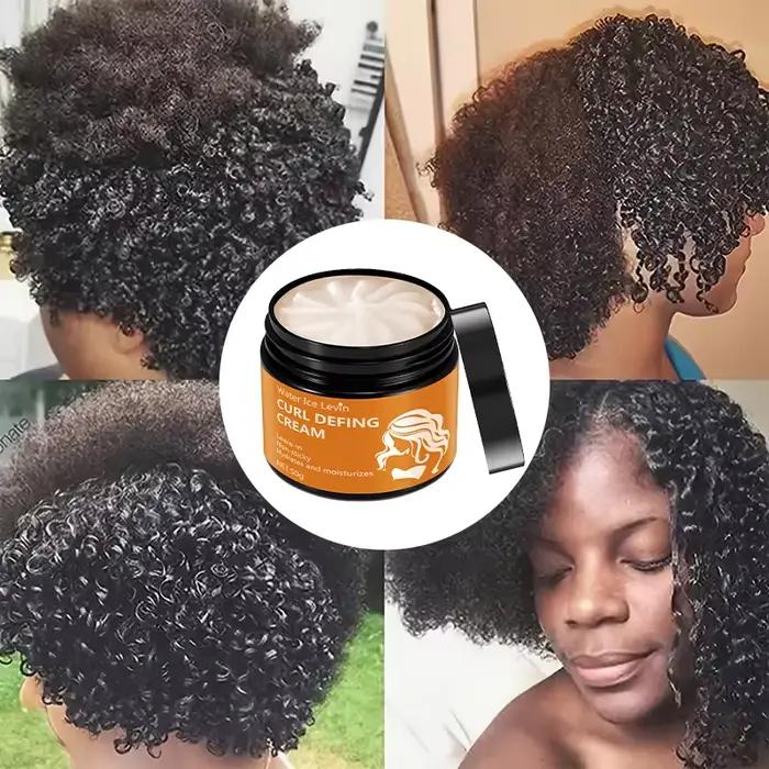 Crème coiffante pour boucles à l'huile de ricin noire 50g