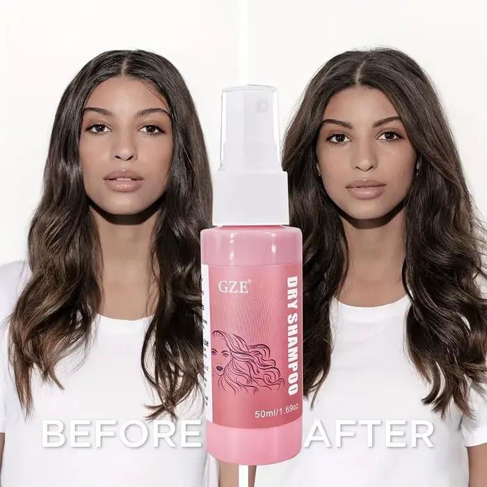 GZE DRY SHAMPOO absorbe instantanément l'huile dans les cheveux contrôle