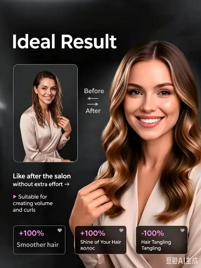 Sèche-cheveux portable à séchage rapide