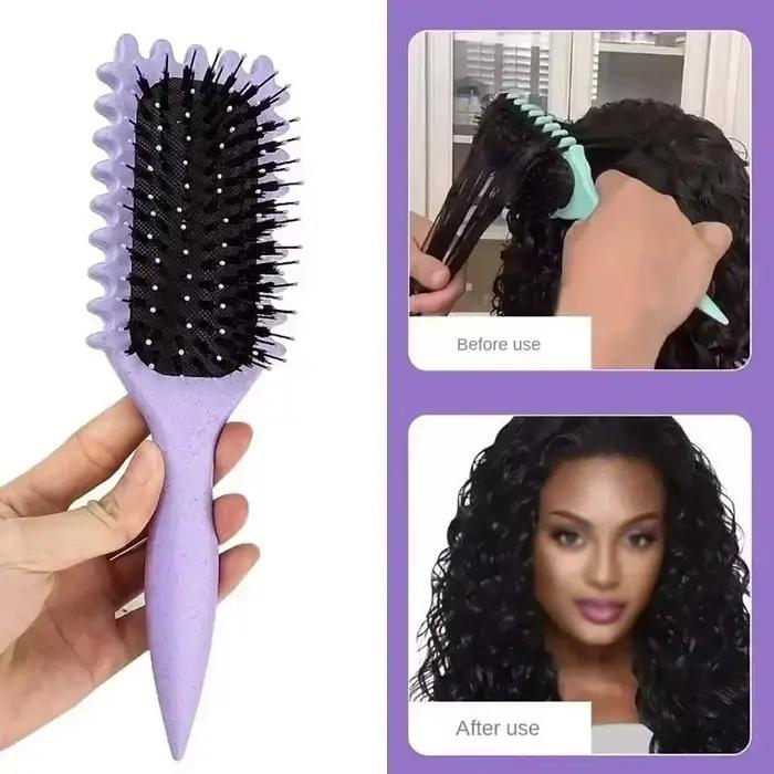 Brosse Coiffante pour Cheveux Bouclés