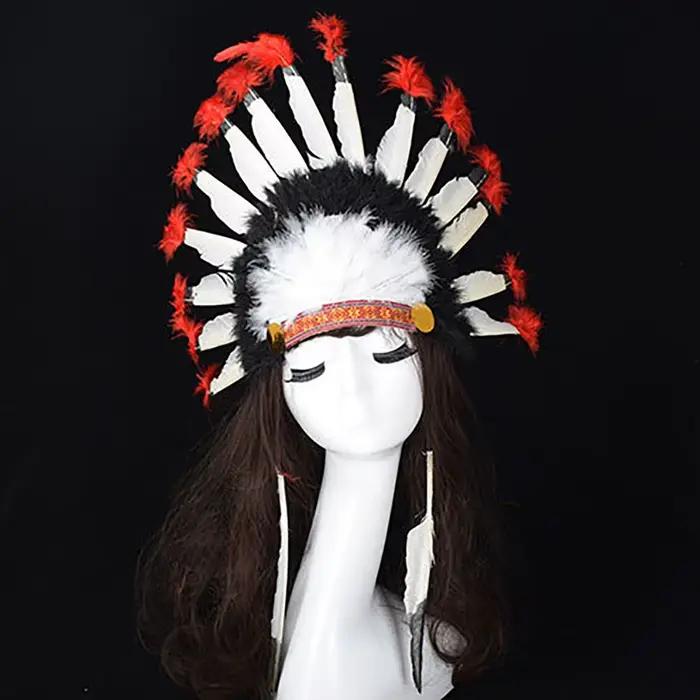 Chapeau de style chef indien