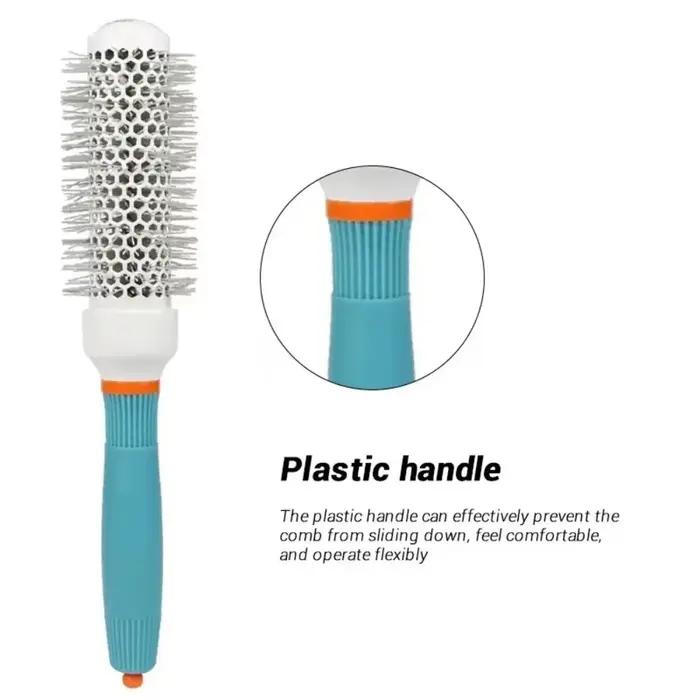 Brosse à cheveux professionnelle de salon, brosse ronde pour cheveux bouclés, peigne à usage humide et sec, outils de coiffure, peigne à rouleaux