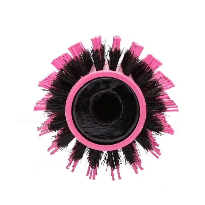 Brosse à cheveux ronde en bois avec mélange de poils de sanglier
