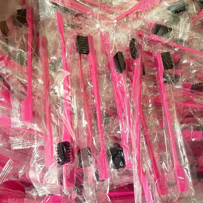 1PCS/5PCS Brosse à cheveux double face pour le contrôle des bords