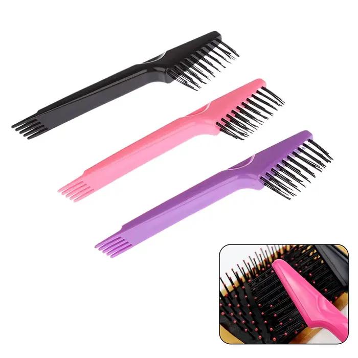 1 pièces brosse à cheveux outils de nettoyage 2 en 1 brosses