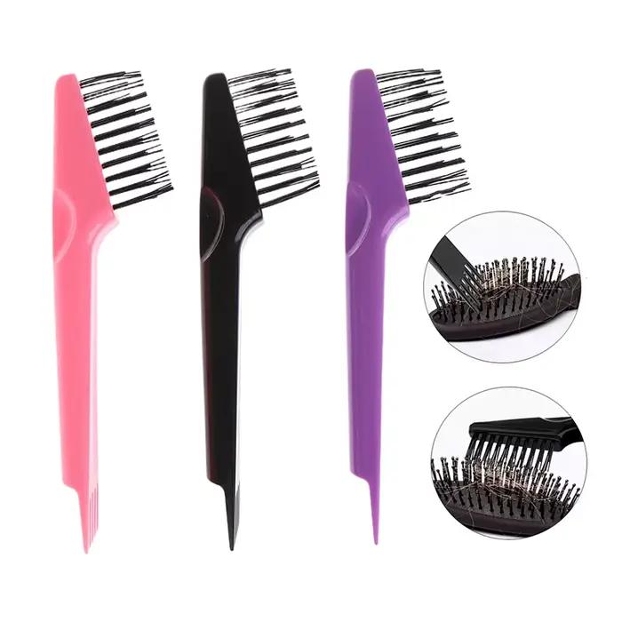 1 pièces brosse à cheveux outils de nettoyage 2 en 1 brosses