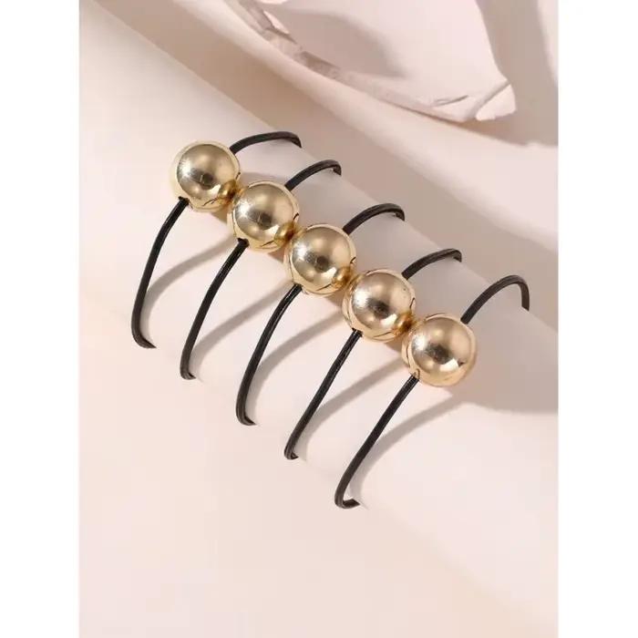 5 accessoires de coiffure pour femmes en or glamour