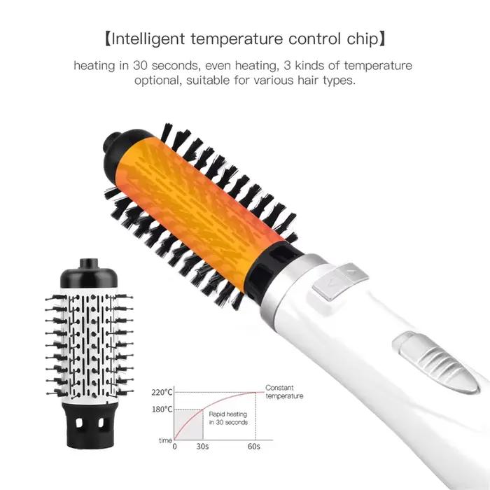 Brosse à Air chaud rotative automatique 2 en 1