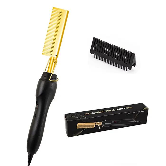 Peigne à cheveux droit portable