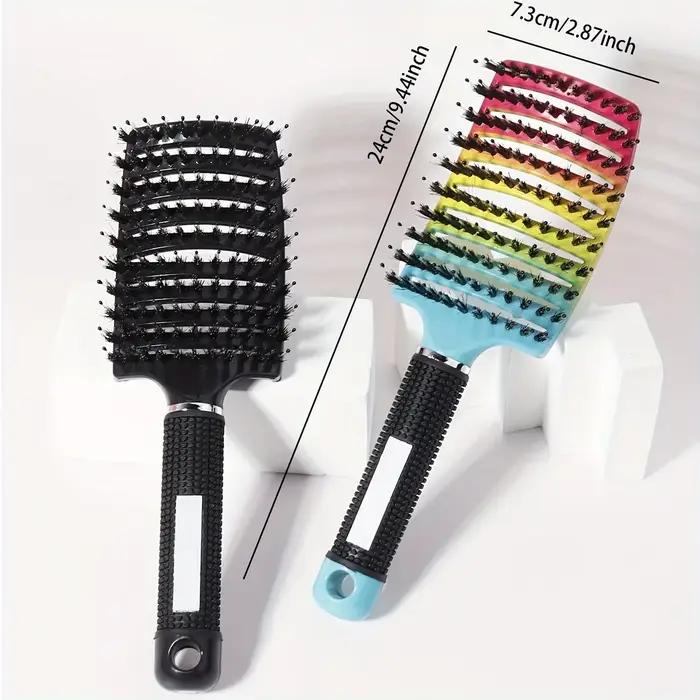 Brosse démêlante en poils et Nylon