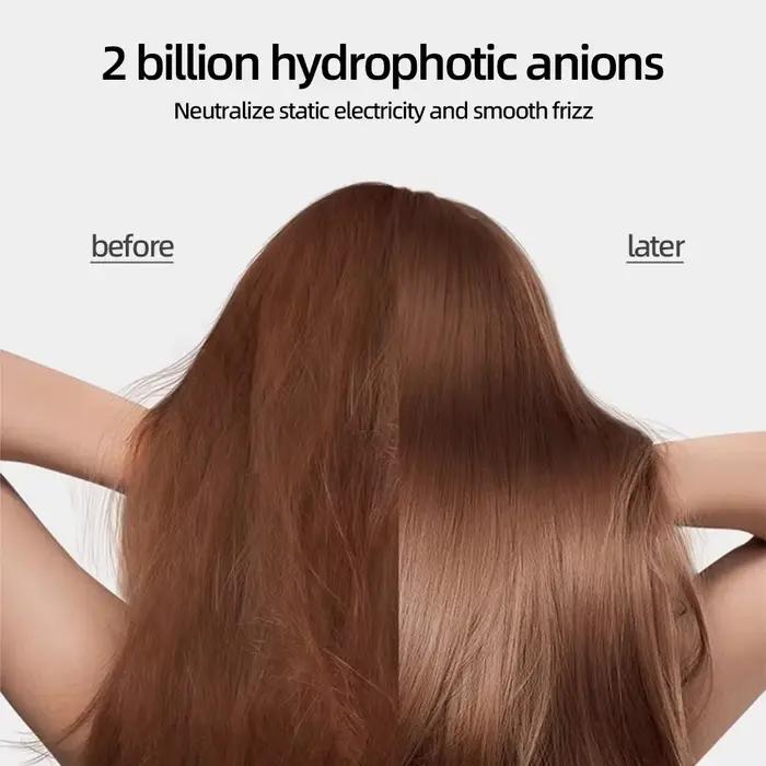 Sèche-cheveux professionnel sans pales à ions négatifs