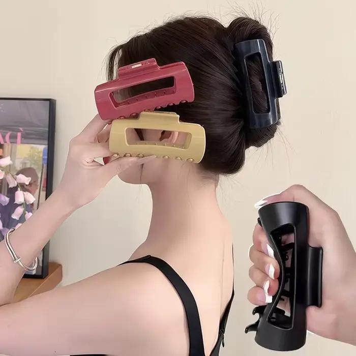 Pince à cheveux en Silicone souple et sûr pour femmes