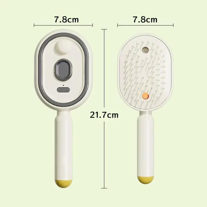 Brosse à cheveux électrique à vapeur avec coussin d'air