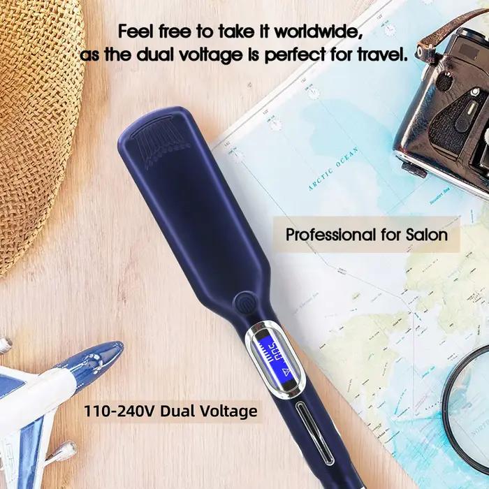 Lisseur cheveux Bigoudi 500 ° Fer plat professionnel pour cheveux