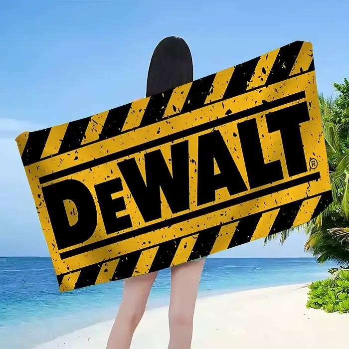 Serviette de bain D-DEWALT en microfibre