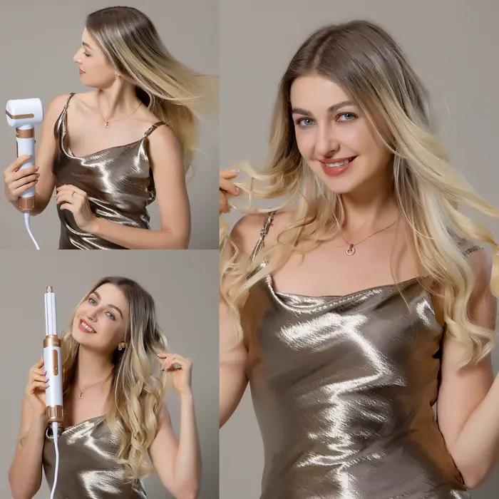 Brosse de sèche-cheveux haute vitesse sans balais avec diffuseur