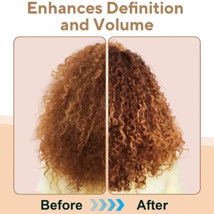 Brosse de définition de boucles avec poils de sanglier pour femmes et filles