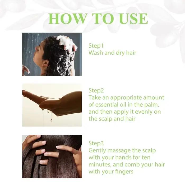 Huile capillaire à la rosemary - Répare les cheveux secs et abîmés