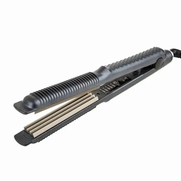 Fer à friser domestique en fer ondulé fin, anti-brûlure, pour ondulations volumineuses, à plaques étroites, outils de coiffure 110-220V