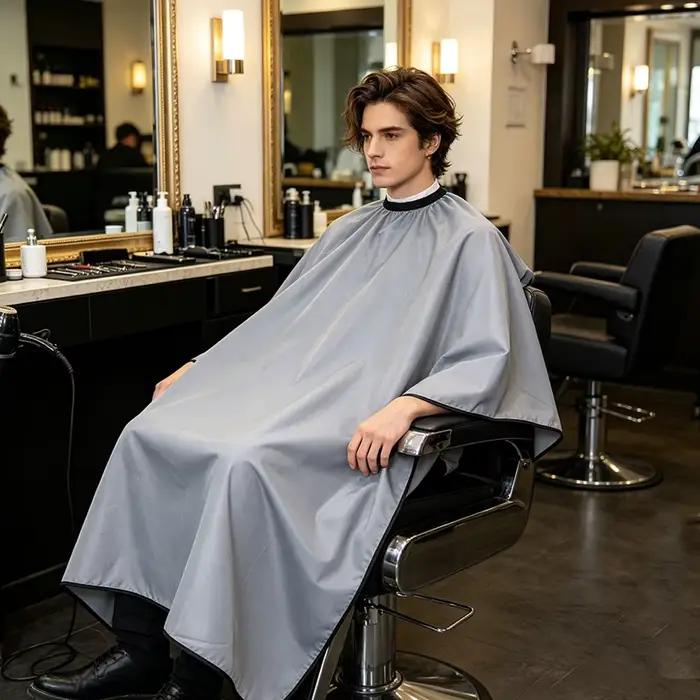 Tablier de coiffure professionnel imperméable