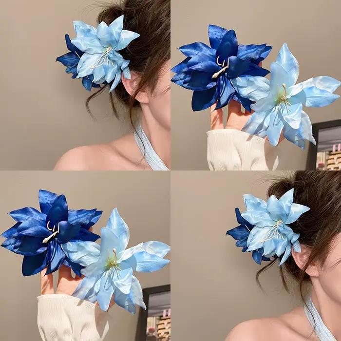 Épingle à cheveux rétro fleur de lys