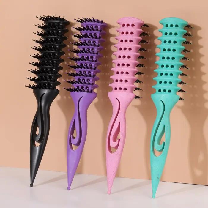 Brosse à cheveux démêlante en poils de Nylon creux
