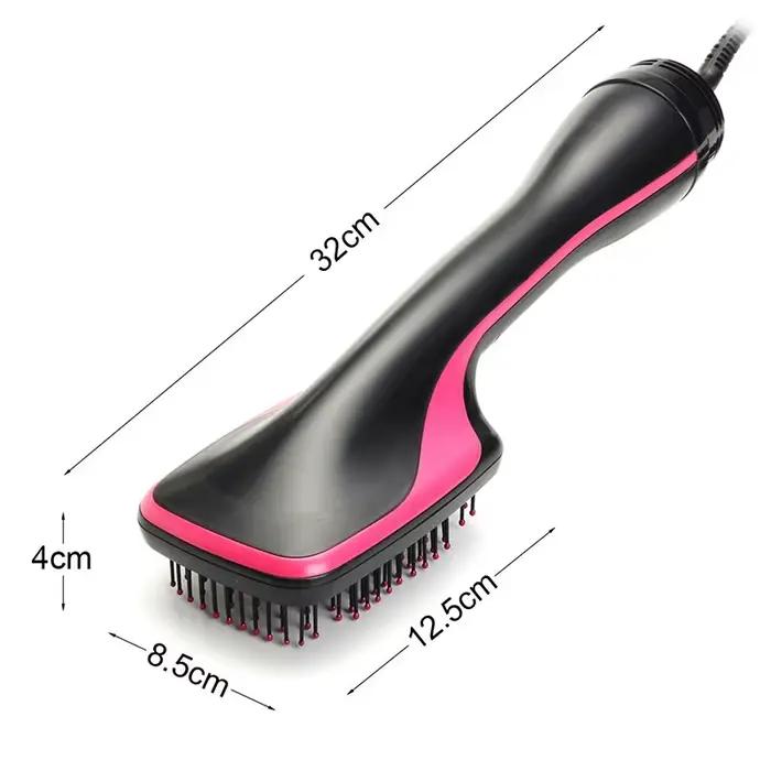 Sèche-cheveux brosse à Air chaud Styler et volumateur lisseur de cheveux bigoudi peigne rouleau une étape électrique Ion