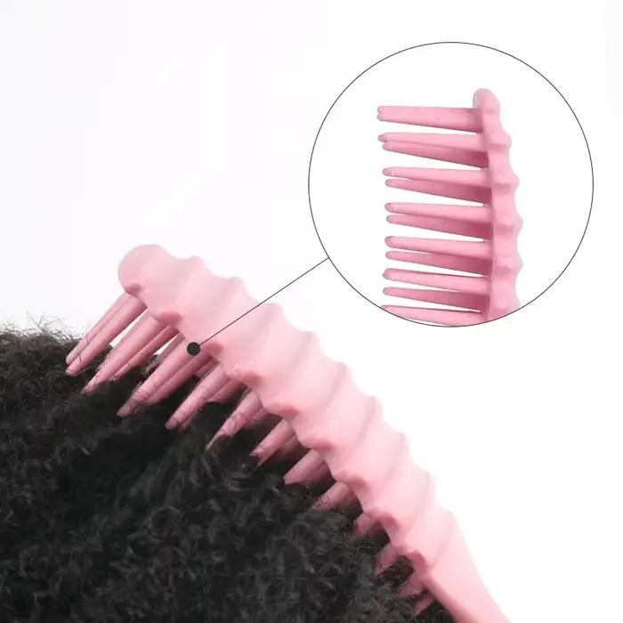 Brosse à cheveux démêlante bouclée douce
