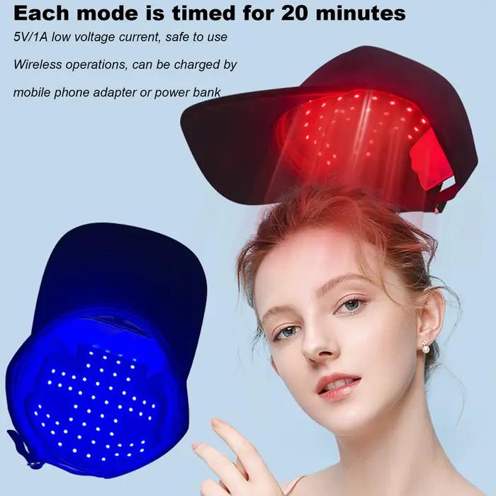 Casque de thérapie par lumière rouge LED
