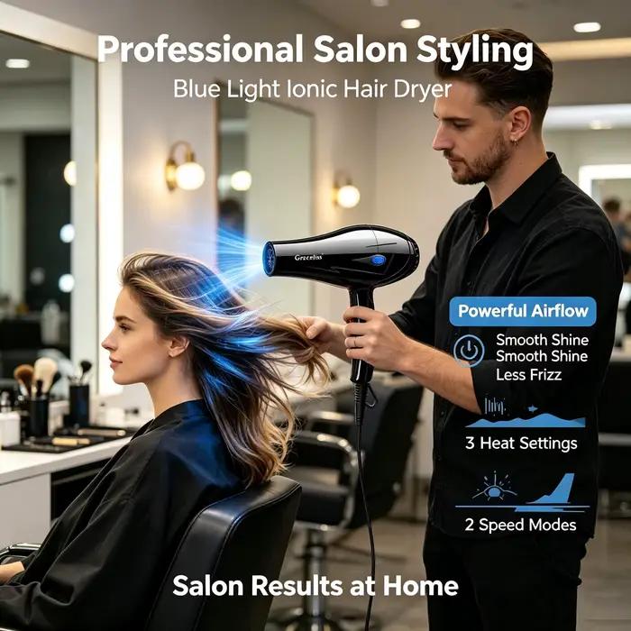 Sèche-cheveux professionnel 1800W