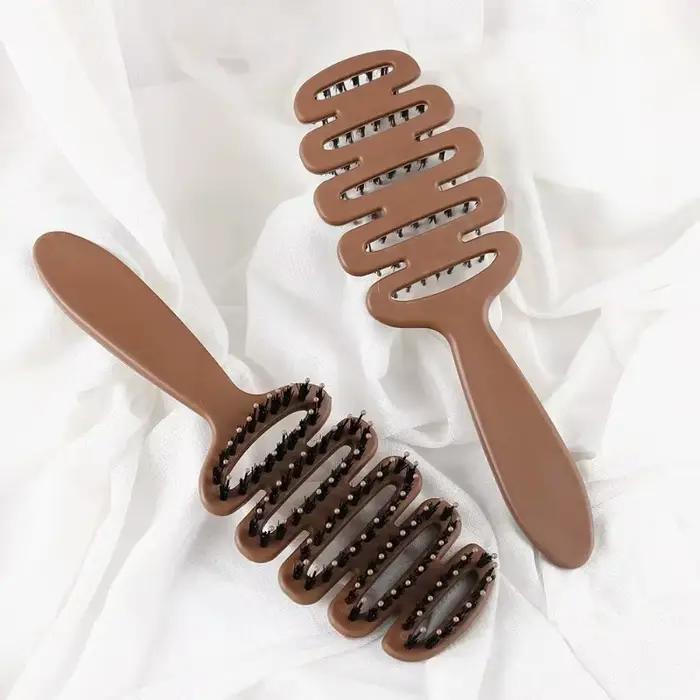 Brosse démêlante en poils de sanglier