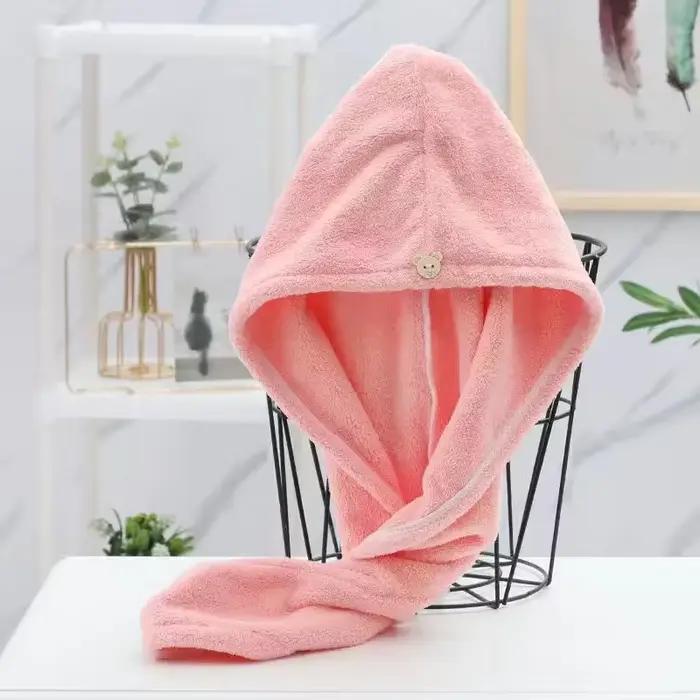 Bonnet de cheveux secs serviette de sport fibre Super fine