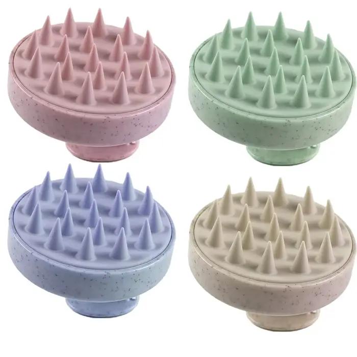 Brosse de lavage de cheveux en Silicone
