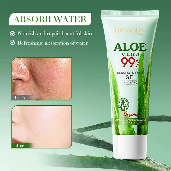 Gel d'aloe vera hydratant