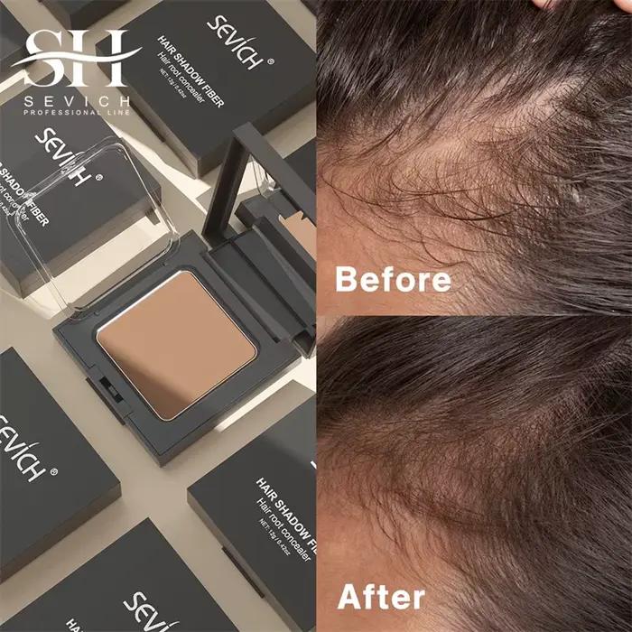 SEVICH 12g poudre de ligne de cheveux avec brosse eau résistant à la sueur ombre