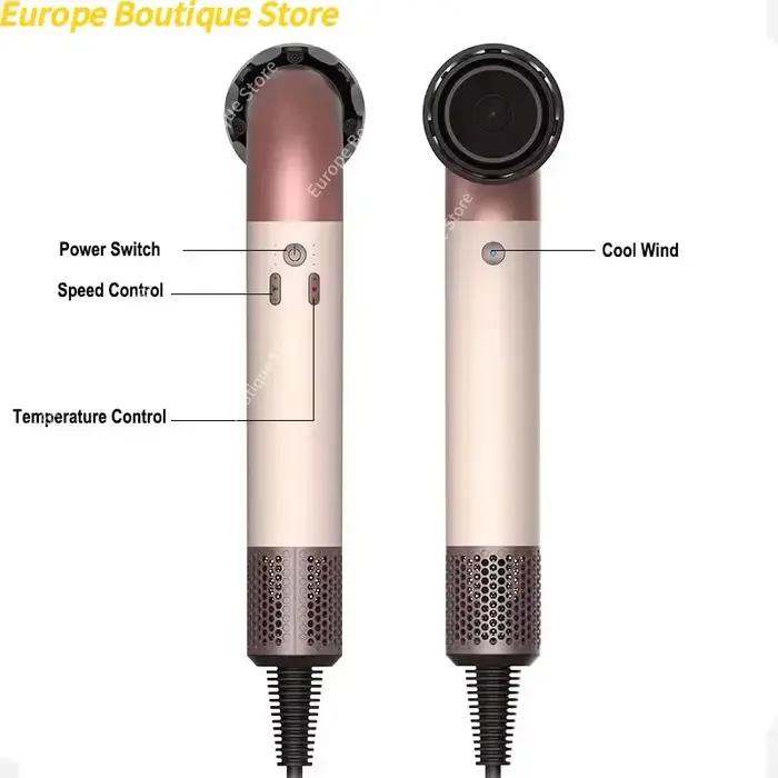 2025 nouveau 1.8 M/2.7 M 4 buses sèche-cheveux haute vitesse souffleur de cheveux séchage rapide Ion négatif Secadora Para Cabello