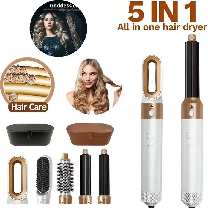 5 en 1 sèche-cheveux ensemble de peigne chaud fer à friser professionnel lisseur outil de coiffure pour Dyson Airwrap