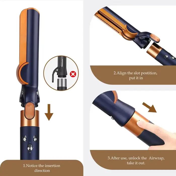 ABUS-accessoires pour sèche-cheveux-grand diffuseur et fixation du flux d'air pour Dyson Airwrap Styler HS01 HS05 HS08 buse A