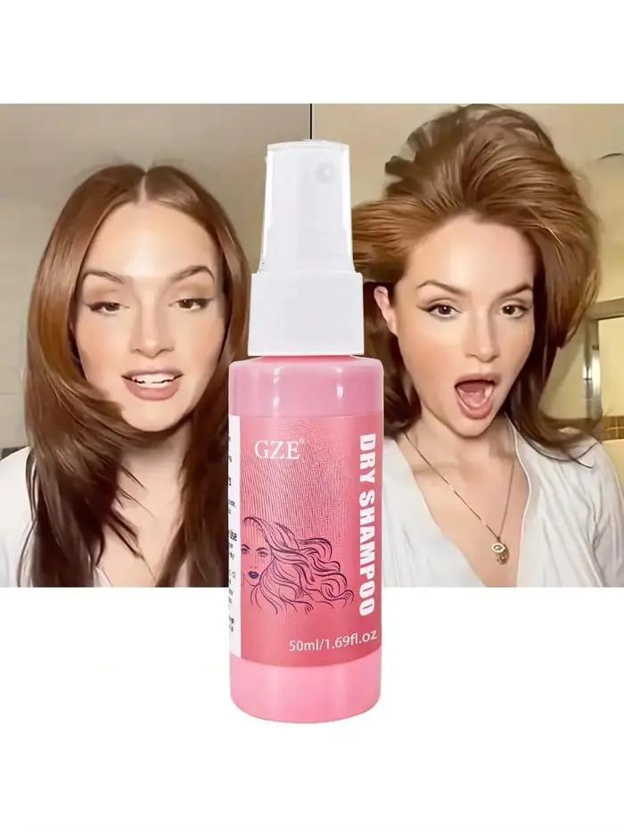 GZE DRY SHAMPOO absorbe instantanément l'huile dans les cheveux contrôle