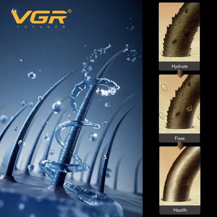 VGR Sèche-cheveux Professionnel Souffleur d'air Moteur sans balais 110 000 tr/min