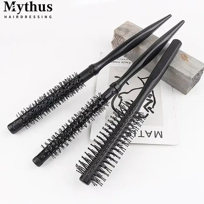 Brosse à rouleau rond antistatique noire