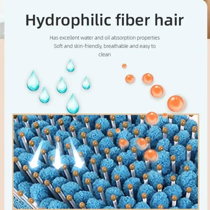 Brosse Sèche-Cheveux Professionnelle à Microfibres