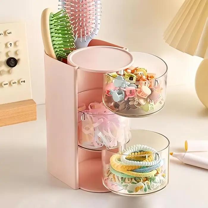 Porte-brosse, organisateur d'accessoires pour cheveux