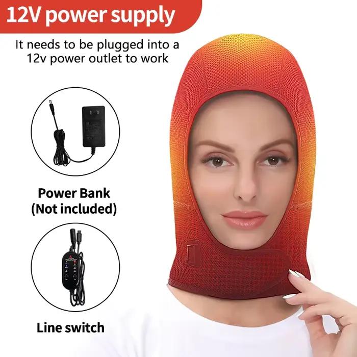 Chapeau chauffant électrique - 3 niveaux de chaleur avec minuterie