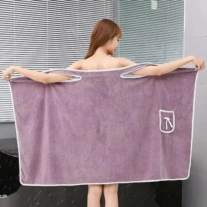 Serviettes de bain pour femmes et filles