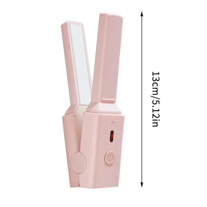Mini lisseur portable USB mignon pour cheveux raides