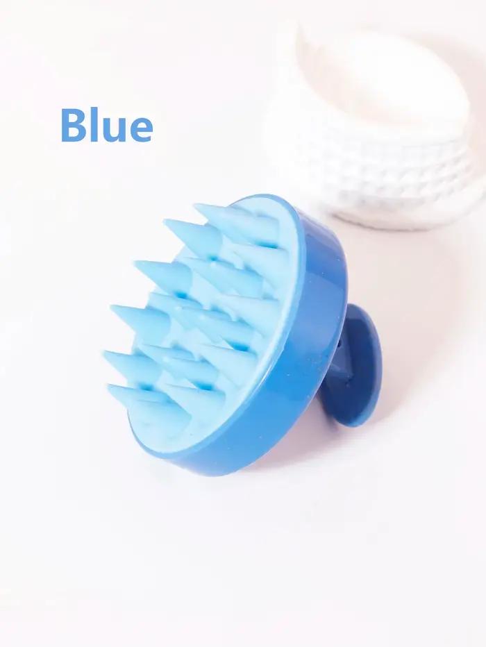 Brosse à cheveux, peigne de massage du cuir chevel en silicone