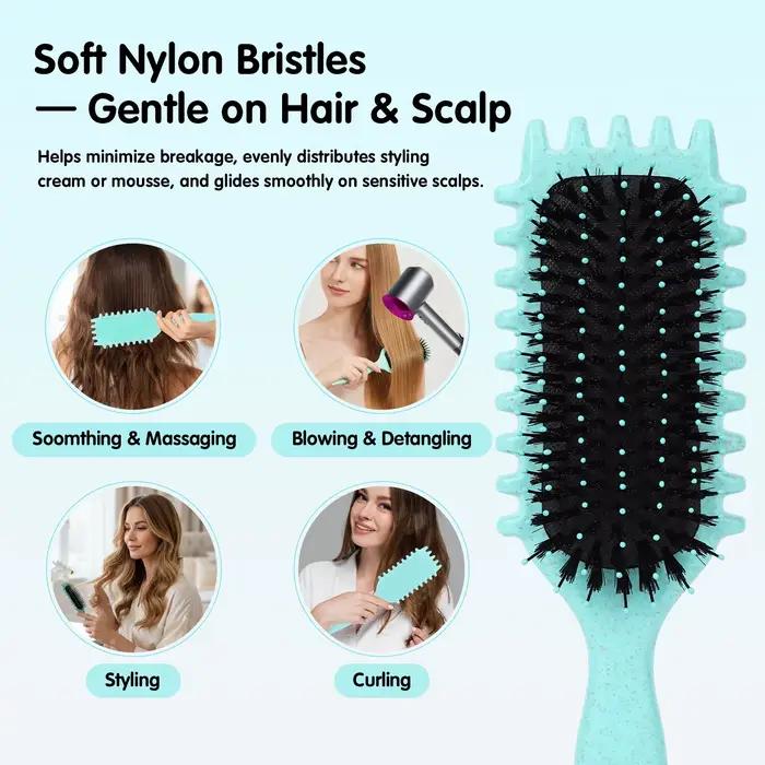 Brosse coiffante pour cheveux bouclés Salon Bursh