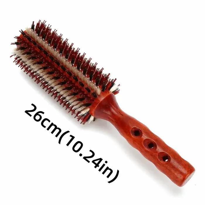 Brosse à cheveux ronde de grande taille pour cheveux bouclés